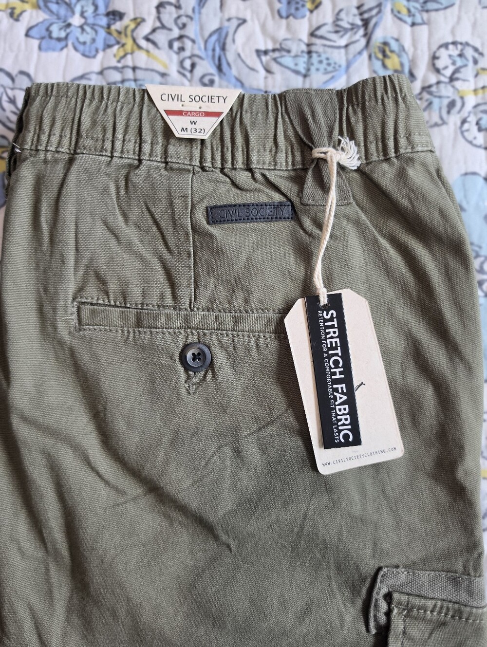 Society Men’s Cargo Pants - Olive